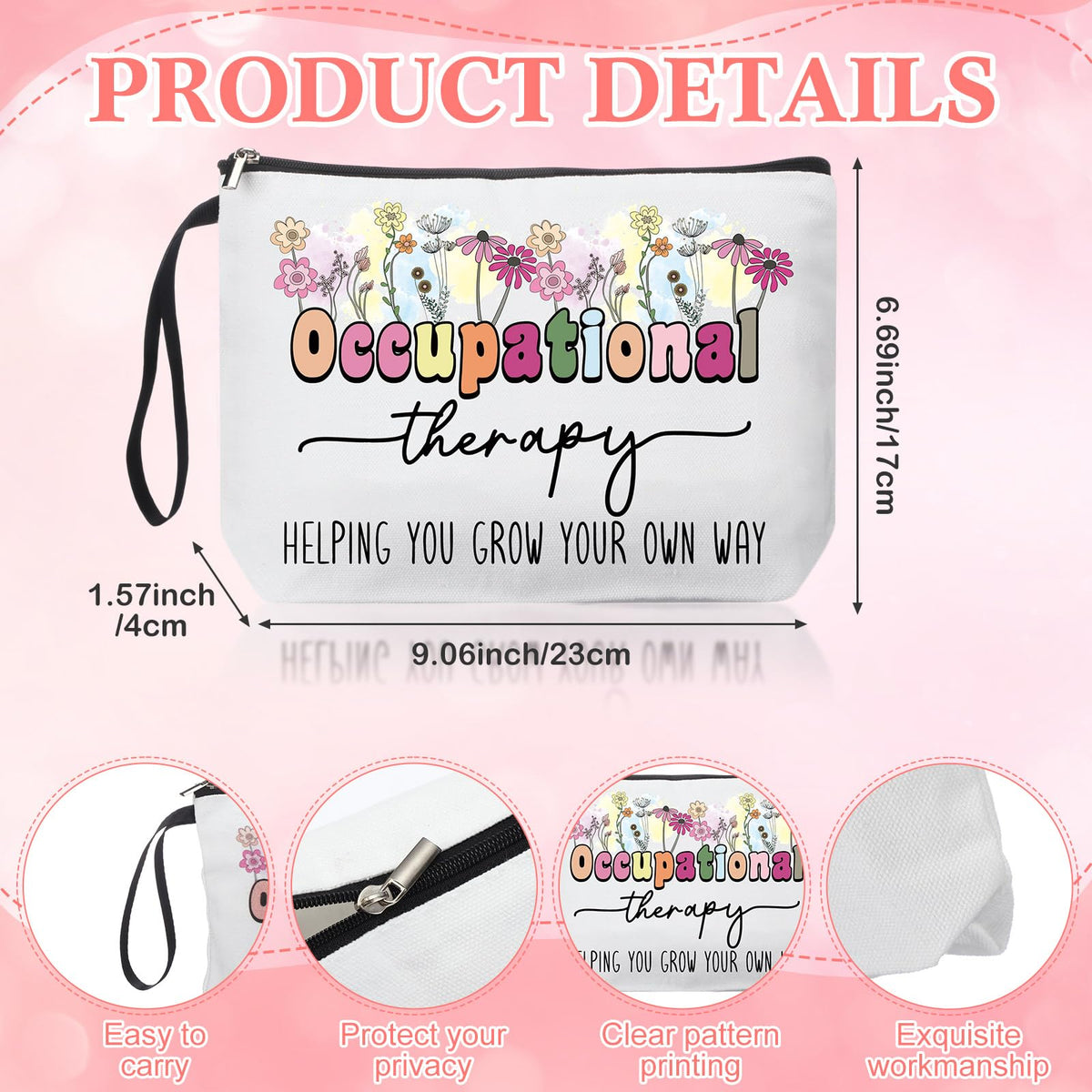 Kacctyen resin keychain with motivational design for therapists.