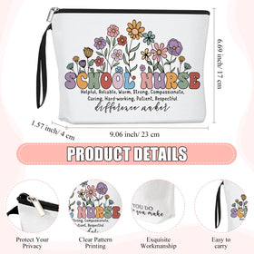 Kacctyen resin keychain featuring School Nurse design for backpacks.