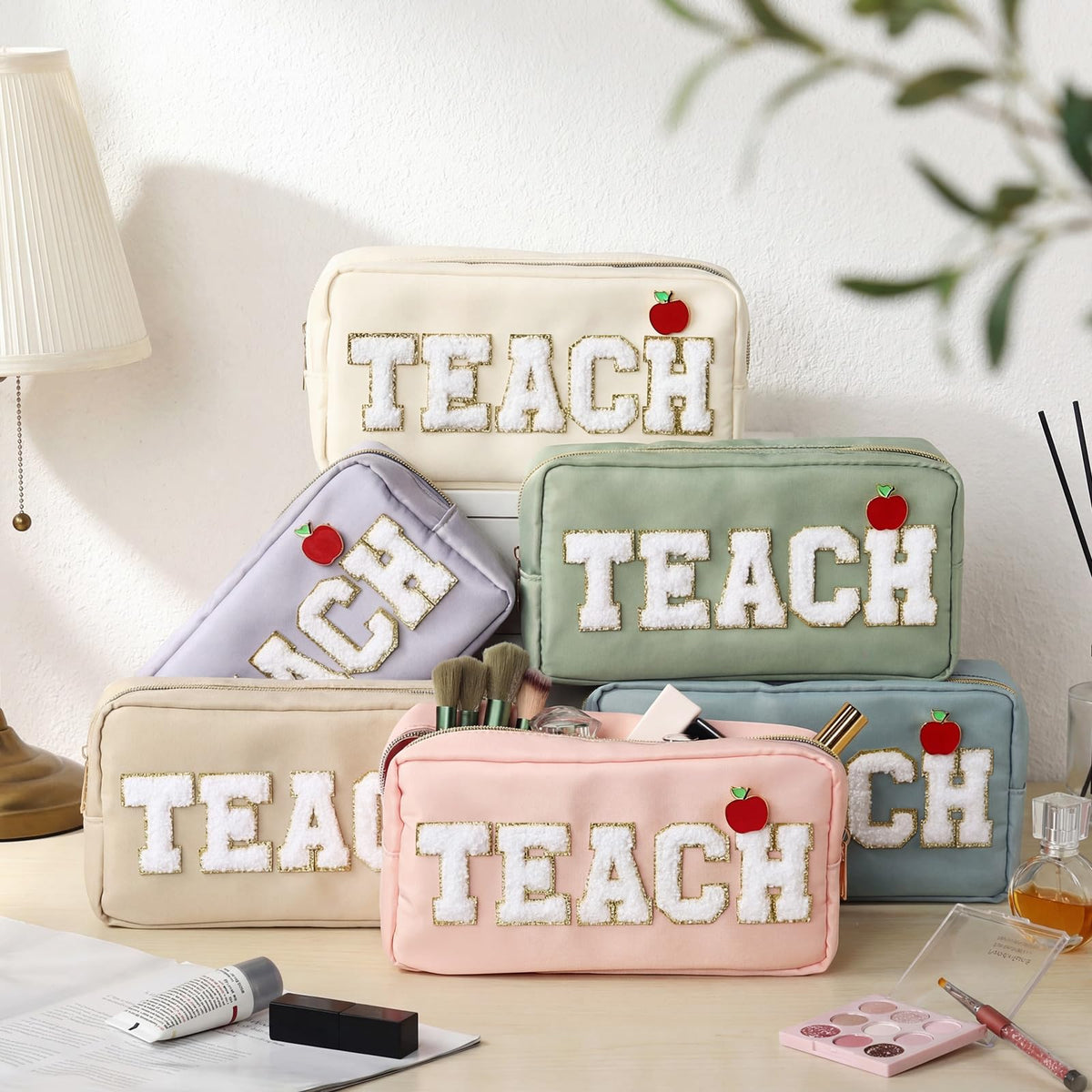 Kacctyen teach bag open view reveals spacious interior for essentials.