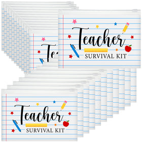 Kacctyen teacher survival kit cosmetic bag multicolor ideal travel organizer.