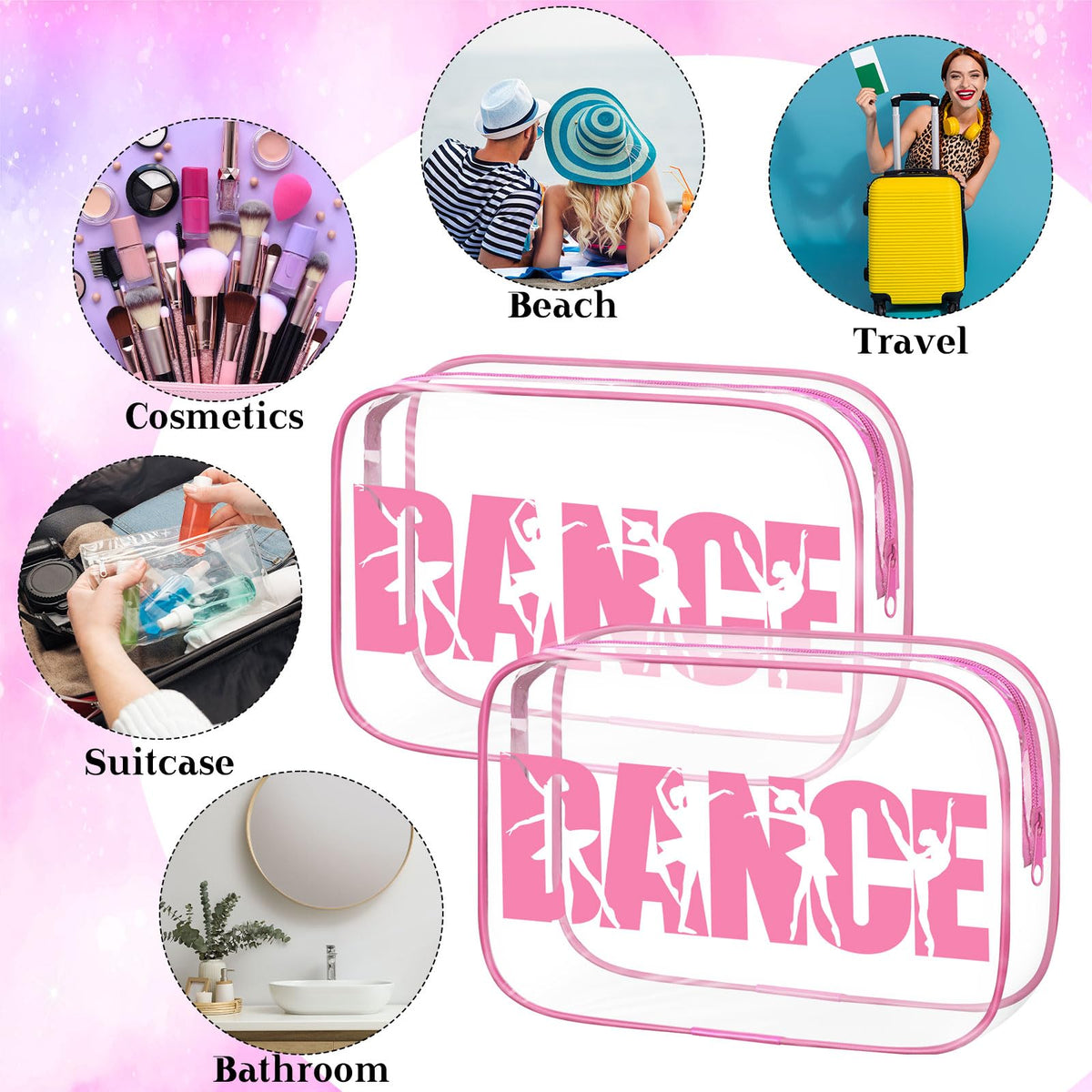 Kacctyen team gift pink bag for dance gatherings and celebrations