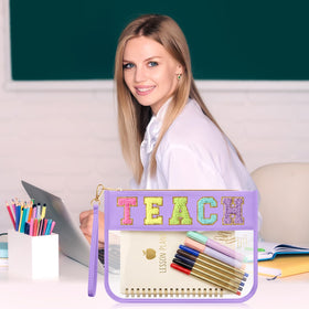 Kacctyen translucent PVC and nylon bag shows contents at a glance.
