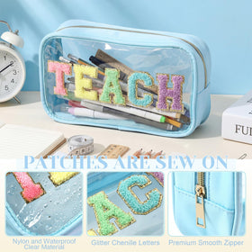 Kacctyen waterproof nylon and PVC makeup bag for travel protection.