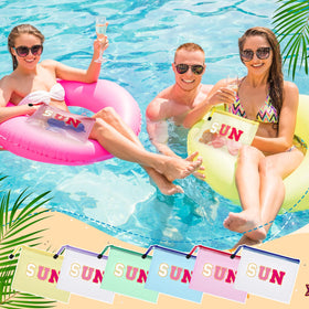 Kacctyen waterproof sunscreen bag protects essentials at the beach or pool.