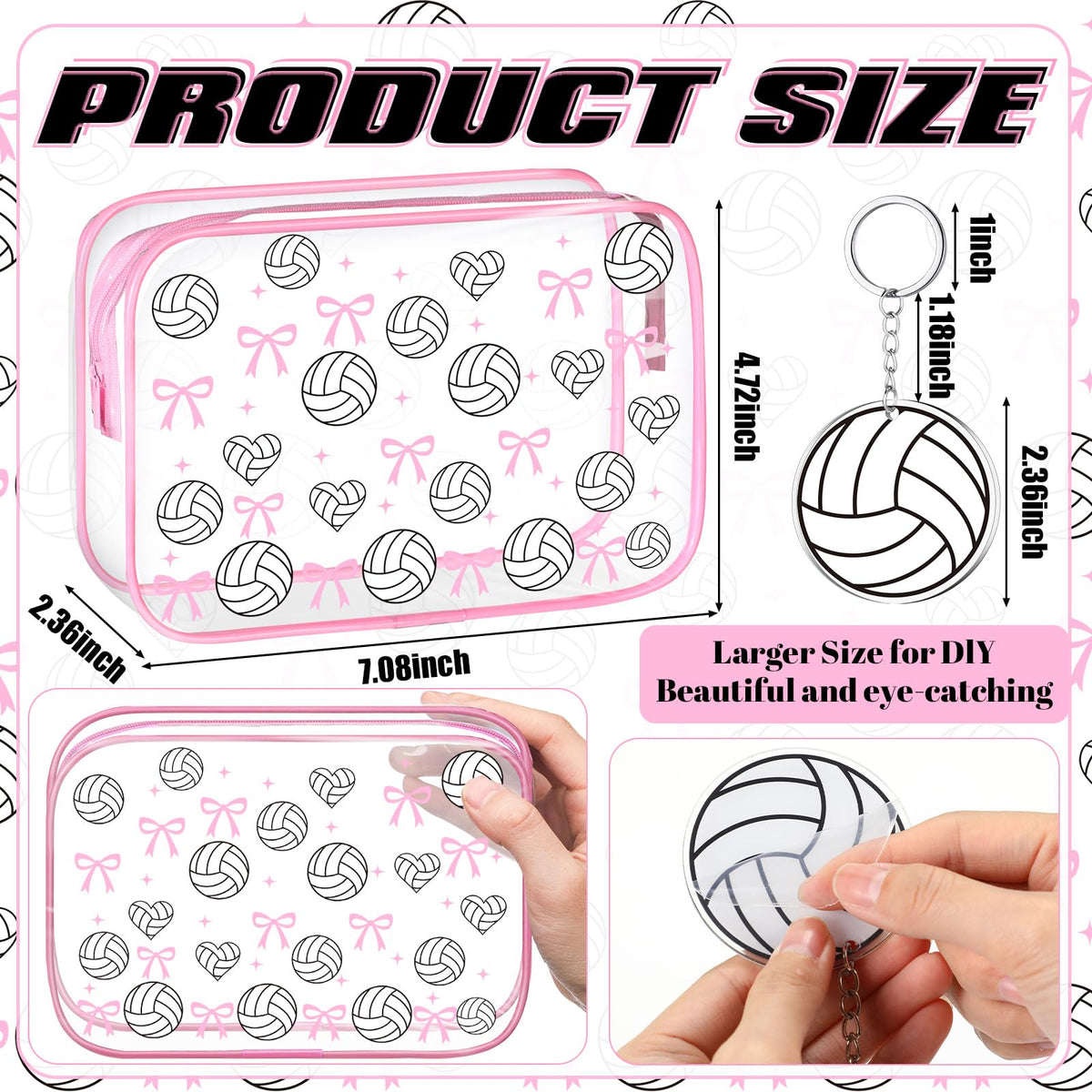 Kacctyen waterproof volleyball makeup bag closeup highlighting moisture protection