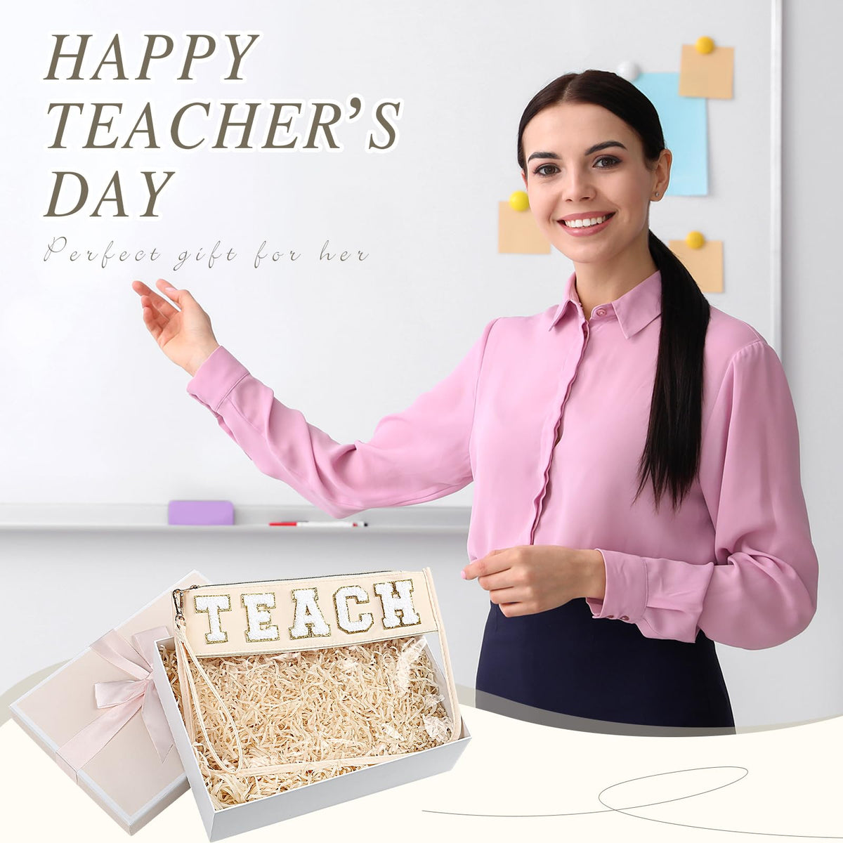 Kacctyen bag with wristband handle for easy carrying.