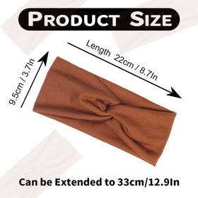 Kachanaa headbands non-slip design during workouts keeps hair in place.