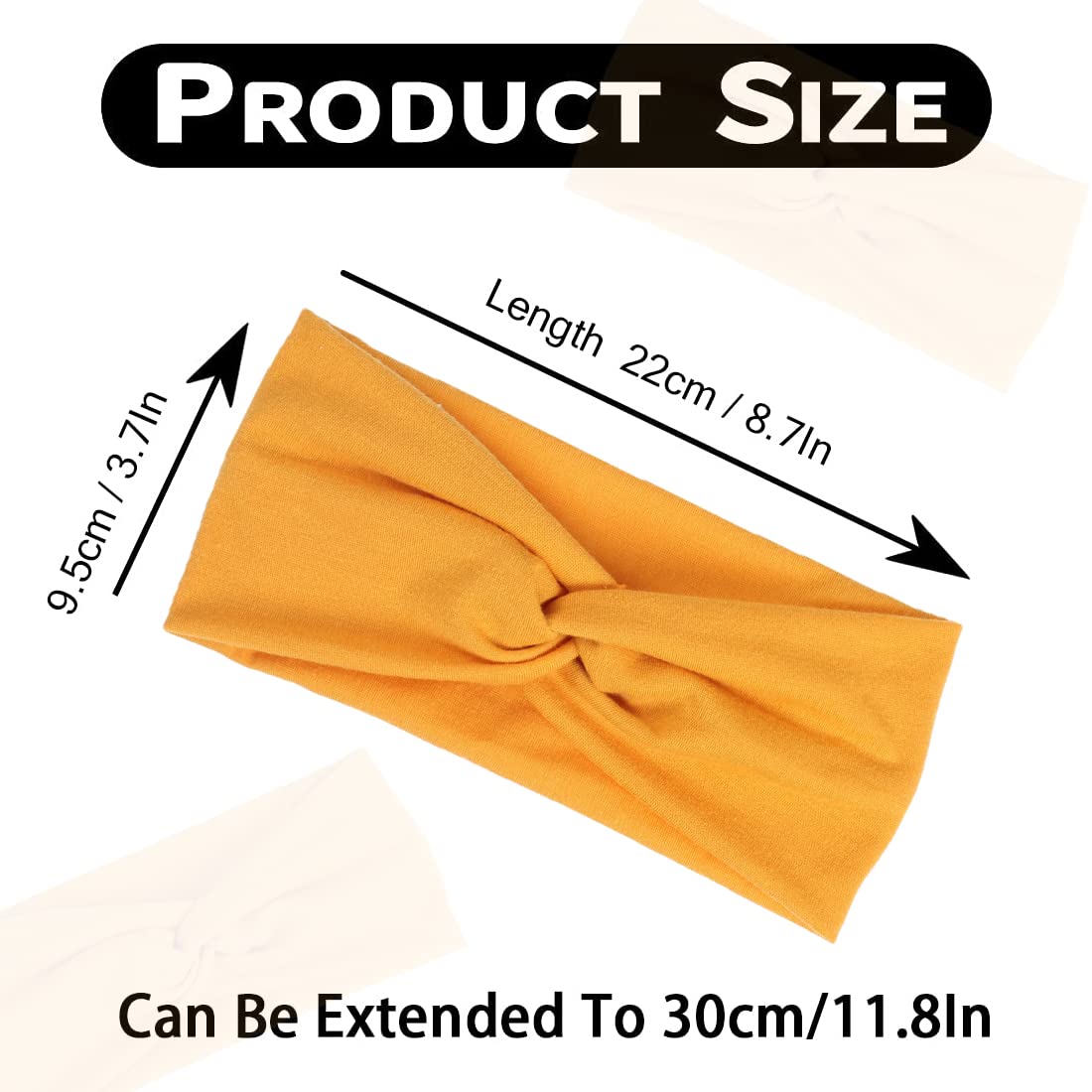 Kachanaa non-slip headbands with elastic fit for confident workouts.