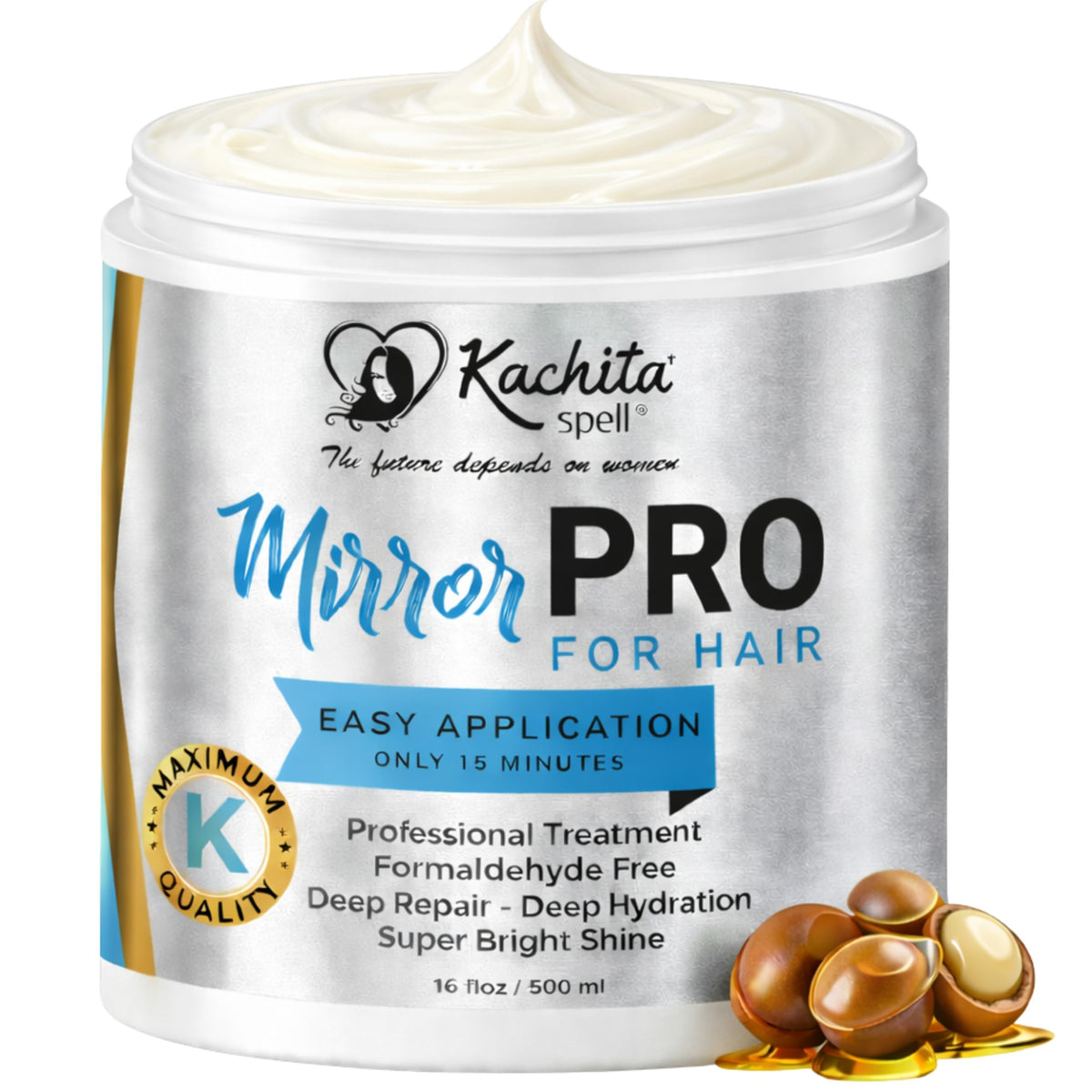 Kachita Spell MirrorPRO Hair Mask color-treated hair conditioning.