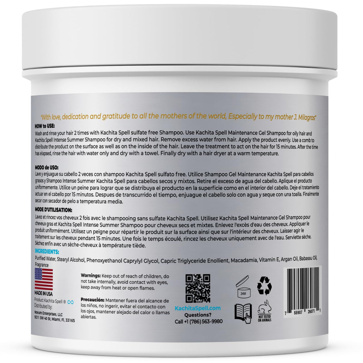 Kachita Spell MirrorPRO Hair Mask daily-use routine for healthy hair.