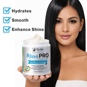 Kachita Spell MirrorPRO Hair Mask texture swirl demonstrates smooth application.