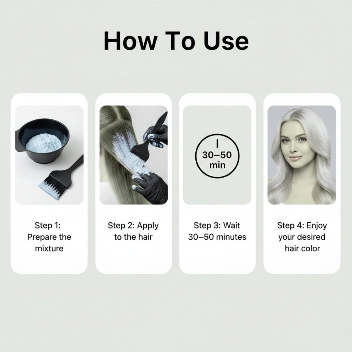 Balayage-ready setup in a salon demonstrates usage for highlights.