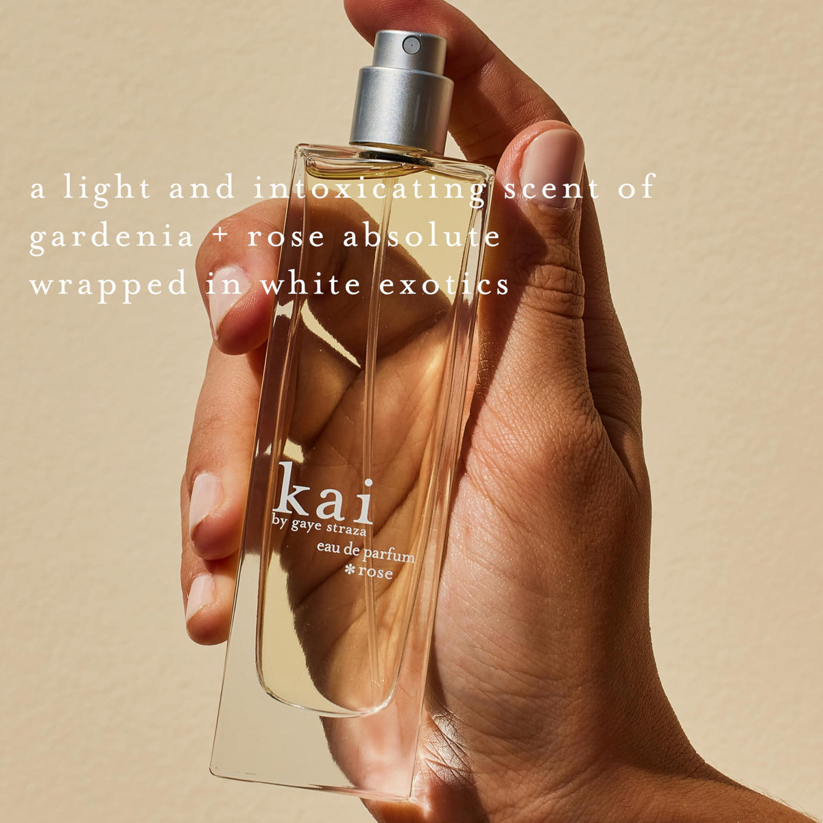 Close-up of rose absolute note in Kai fragrance for romance-inspired moments