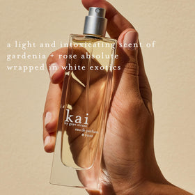 Close-up of rose absolute note in Kai fragrance for romance-inspired moments