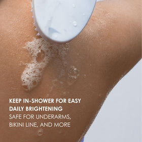 Underarms application with Kaia Naturals Takesumi Bright bar for multi-zone care