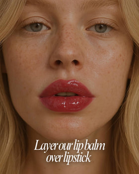 Kaiamala lip balm with sheer tint enhancing natural lip color