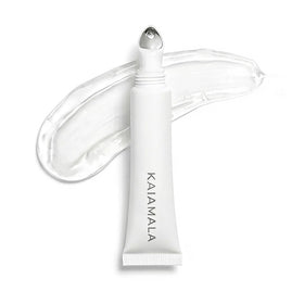 Kaiamala lip balm with glossy finish shown on lips for lasting moisture and shine