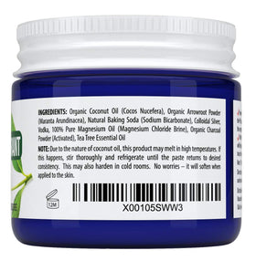 Kaiame Naturals Deodorant Activated Charcoal Absorption demonstrates moisture absorption for drier underarms.