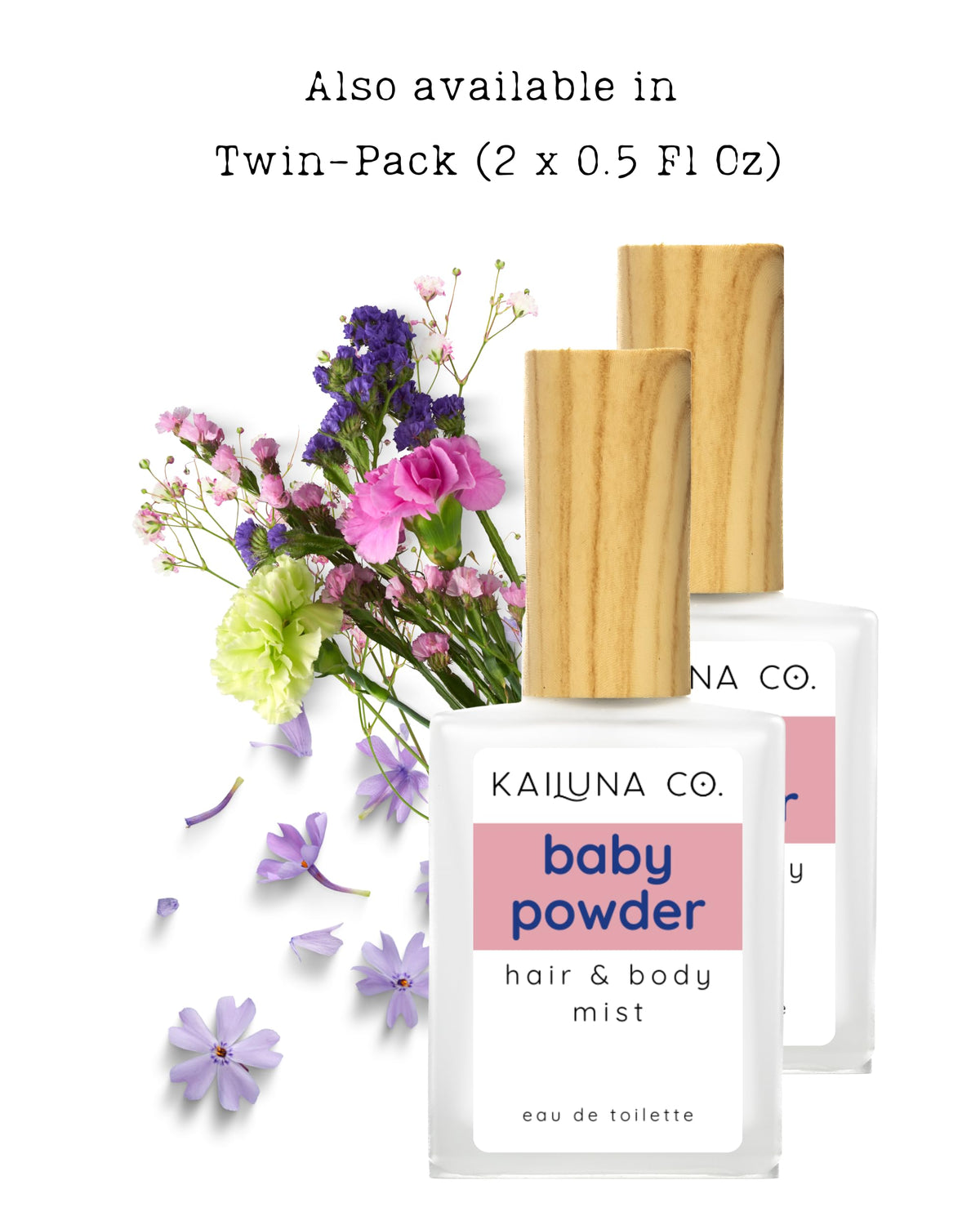 Alcohol-free Kailuna Co. mist formula gentle on skin