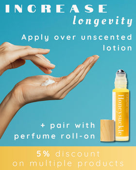 Ingredients label of Kailuna Co Honeysuckle mist shown clearly