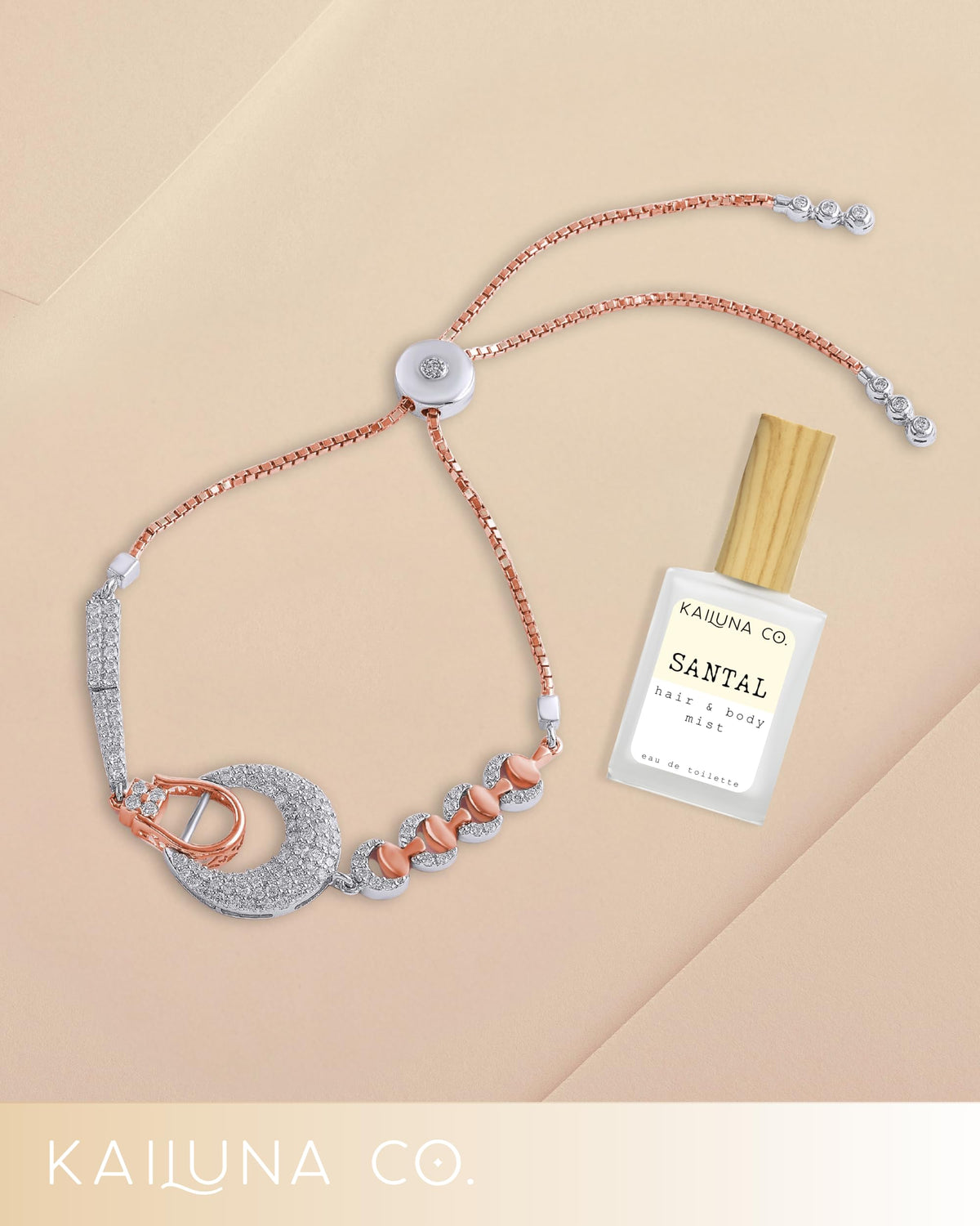 Kailuna Co Santal mist presented as a thoughtful gift-ready accessory