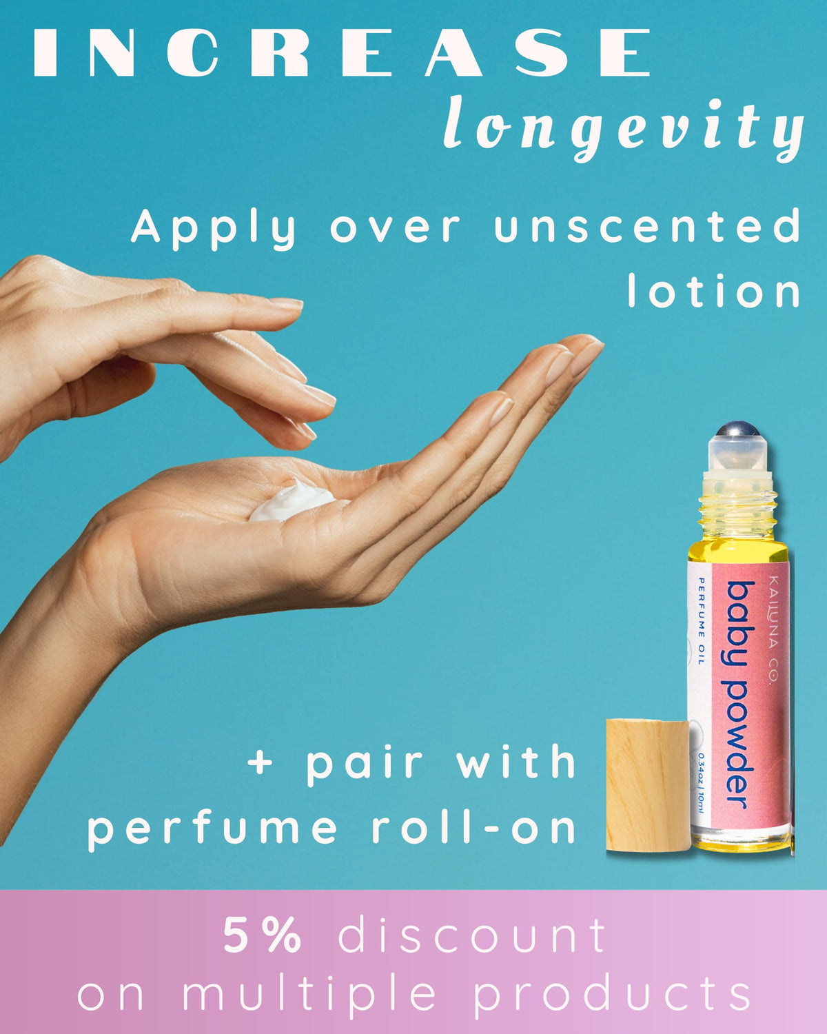 Travel-size Kailuna Co. mist shown for daily portability