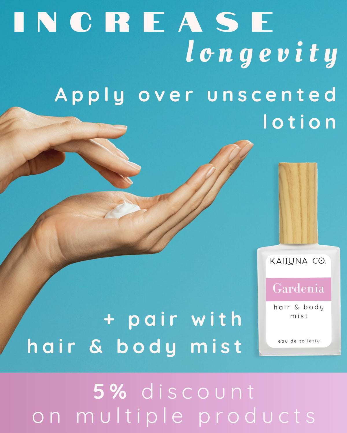 Kailuna Co travel-size roll-on fits bags for quick refresh.