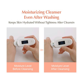 KAINE cleanser featuring green tea balance to refresh moisture on dry skin