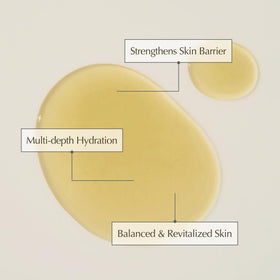 Closeup of KAINE Kombu Balancing Ampoule Toner texture, lightweight and non-sticky