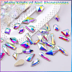 Kaipheiquan durable K9 glass rhinestones with bonded sparkle.