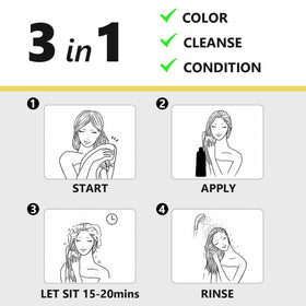 KAISASA works on all hair types to deliver even color coverage.