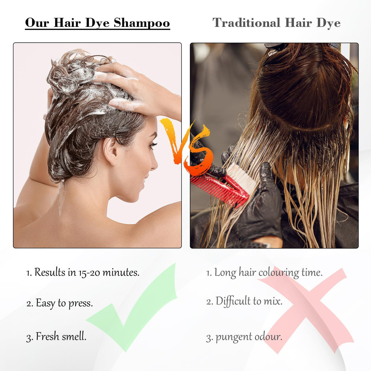 KAISASA hair shine after use suggests healthy looking results.