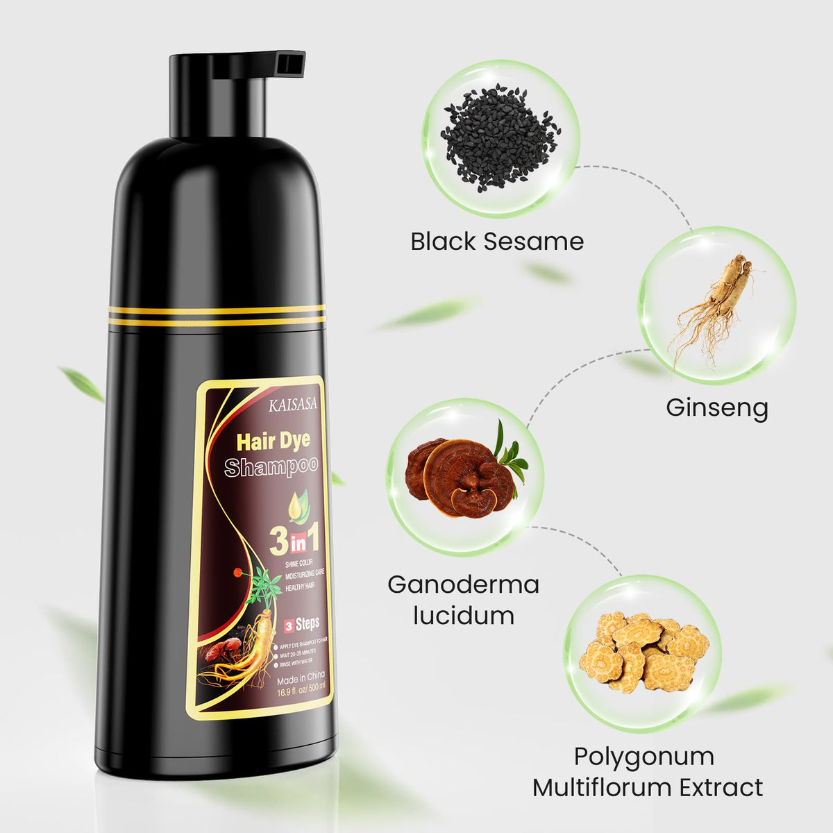 KAISASA long-lasting color delivers salon-like results at home.