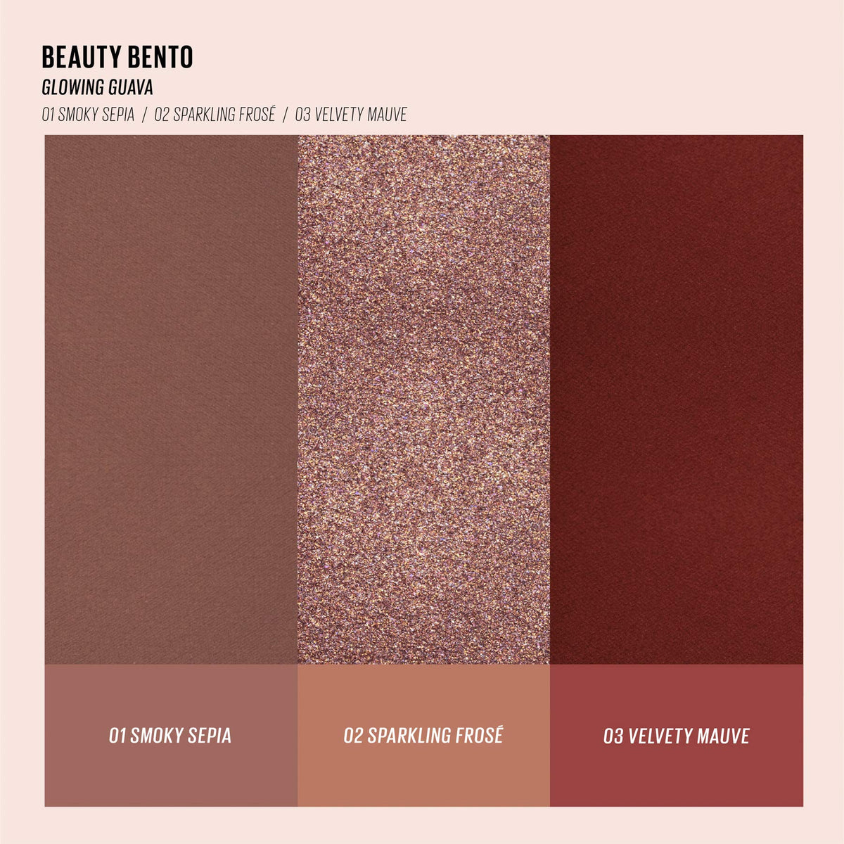 Kaja Beauty Bento Glowing Guava matte finish shade adds depth and versatility.