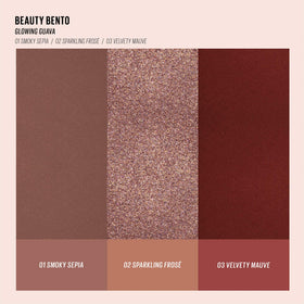 Kaja Beauty Bento Glowing Guava matte finish shade adds depth and versatility.