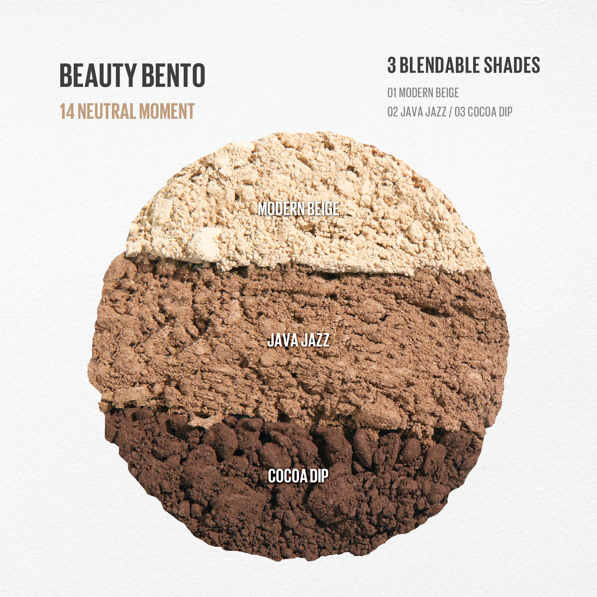 Kaja Bento Bouncy Eyeshadow Trio Neutral Moment swatches demonstrate versatile day looks.
