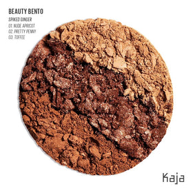 KAJA Bento 10 Spiked Ginger shade for warm crease definition.