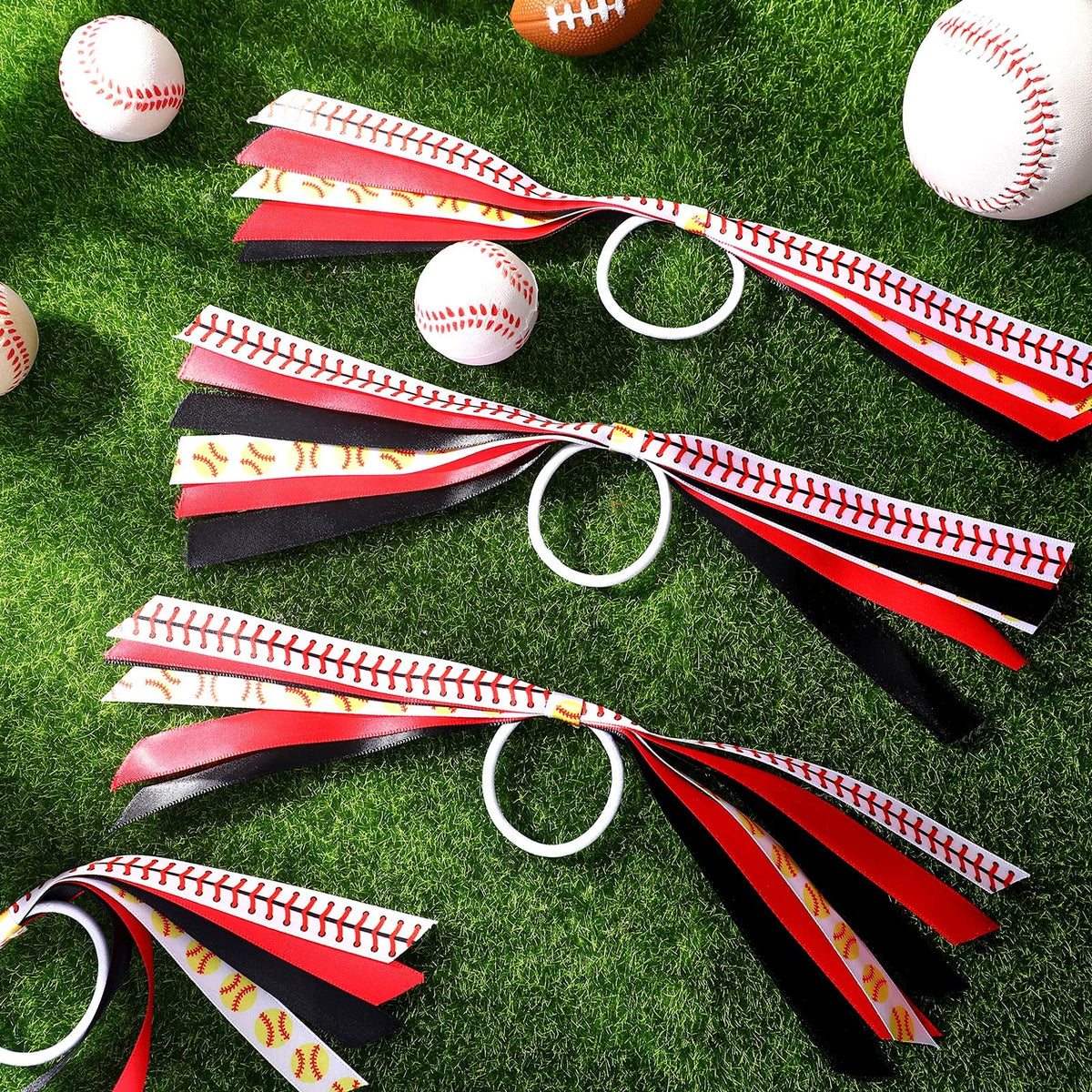 Kajaia softball hair ties ideal for sports day gifts