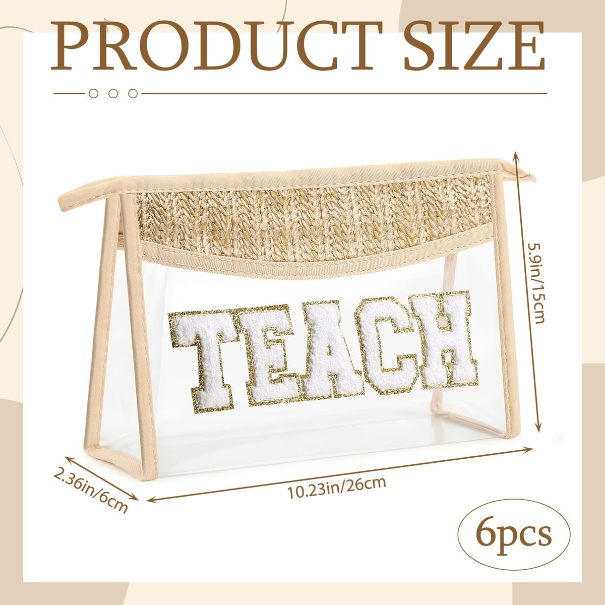 Kajaia Teach bag featuring boho straw texture for stylish organization