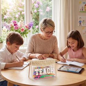 Kajaia Teach bag in daily use for organizing classroom essentials and more