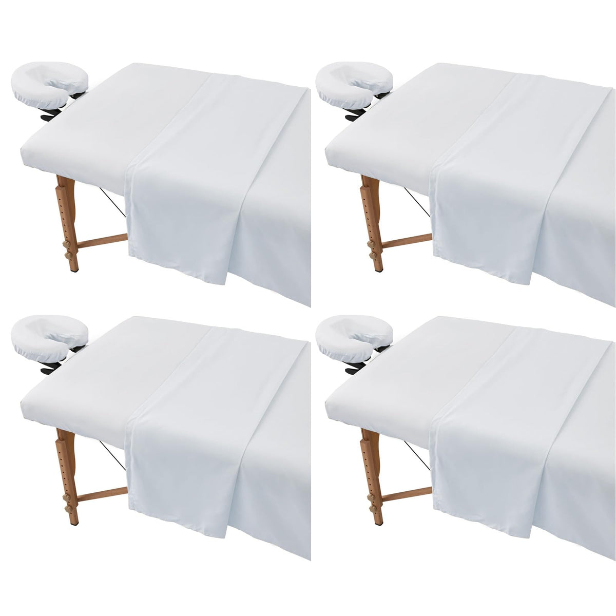 KAKU HOME flat sheet 63x100 on massage table for clean, comfortable sessions