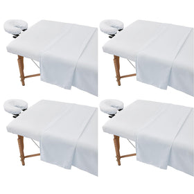 KAKU HOME flat sheet 63x100 on massage table for clean, comfortable sessions
