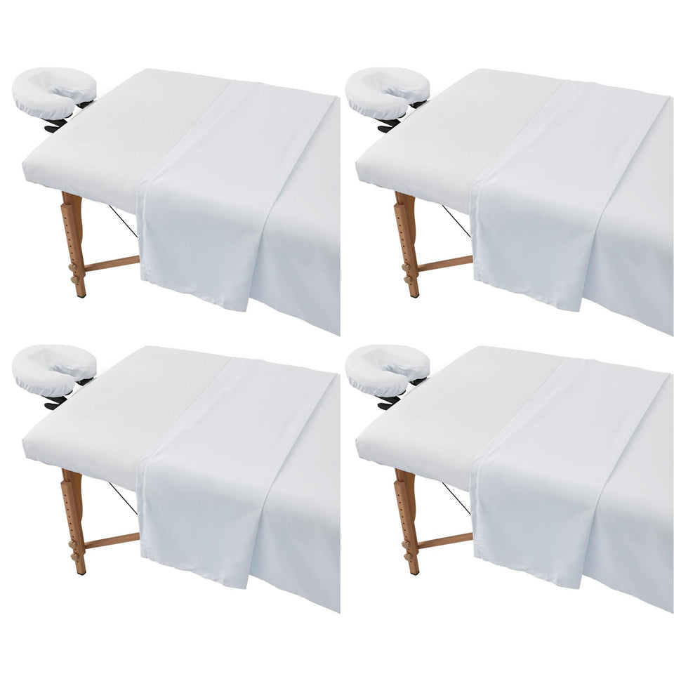 KAKU HOME flat sheet 63x100 on massage table for clean, comfortable sessions