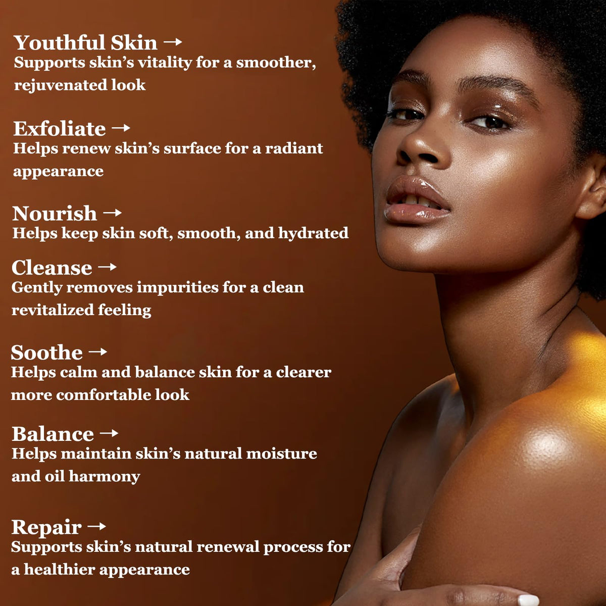 Deep cleansing pore care using Kalani Glow Black Soap for refreshed skin