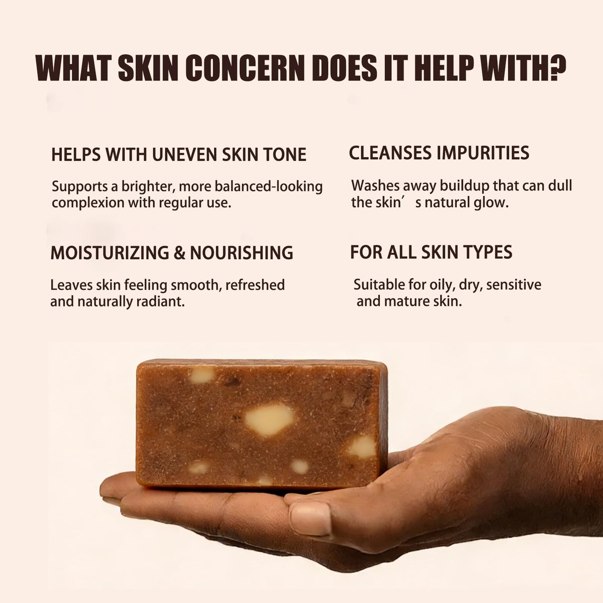 Gentle moisturizing cleansing with Kalani Glow soap and raw shea butter