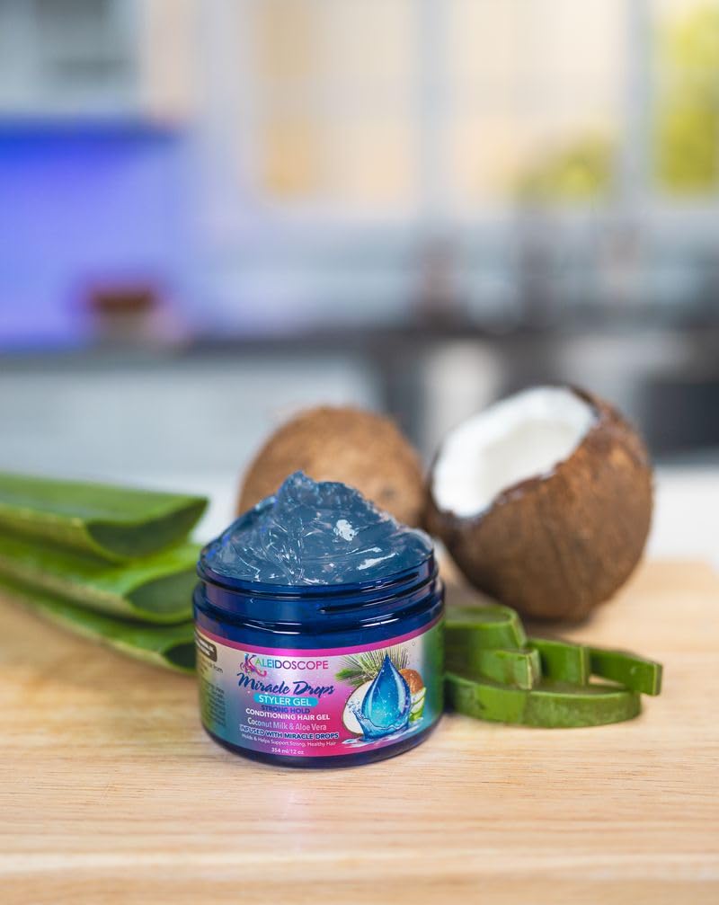 KALEIDOSCOPE MIRACLE DROPS Styler Gel frizz control for smooth styling.