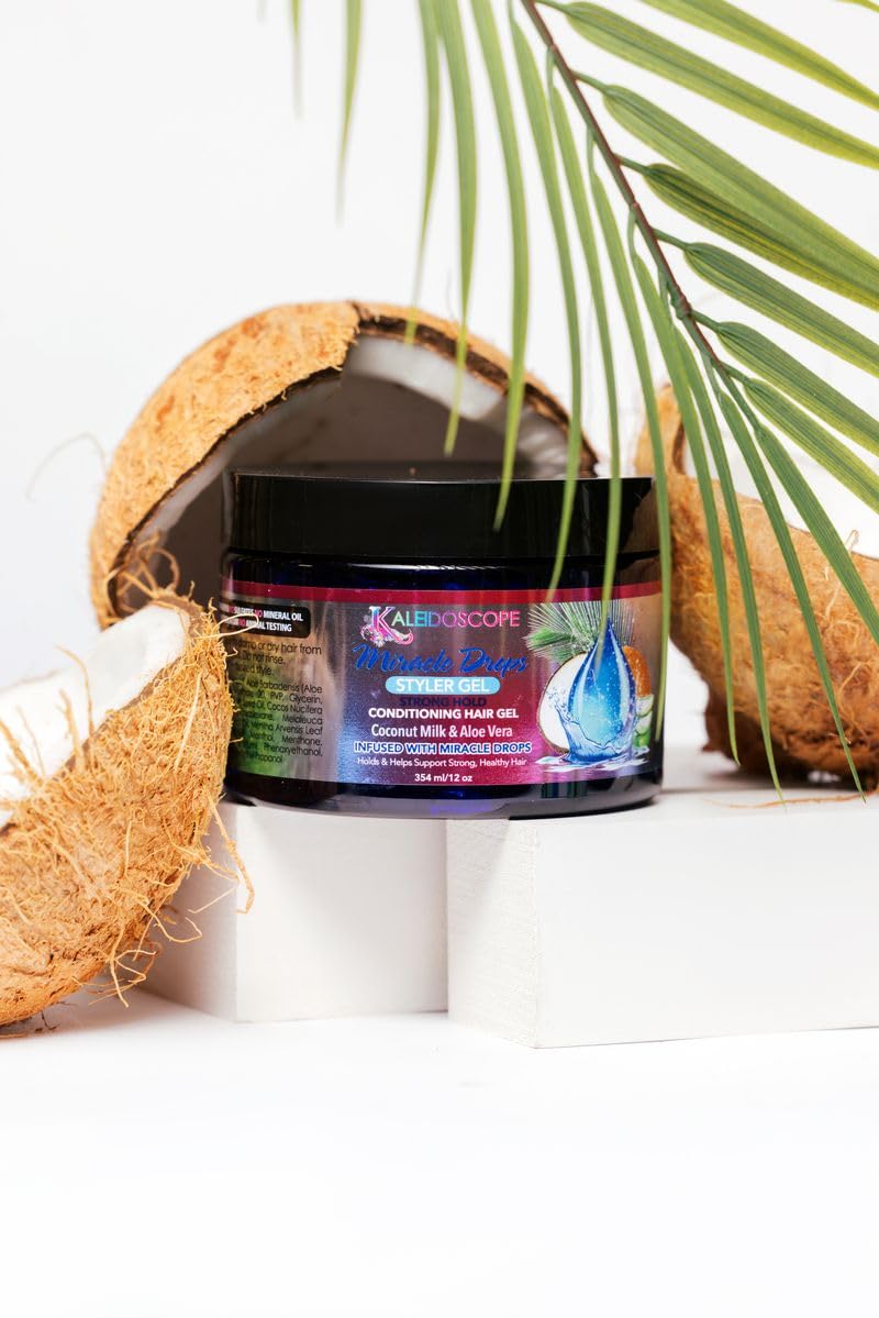 KALEIDOSCOPE MIRACLE DROPS Styler Gel hair gloss for a sleek, shiny finish.