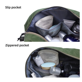 Kalgoteal 8L bag with zippered mesh pocket for secure storage.