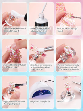 Kalolary nail foil for versatile party-to-everyday glam looks.