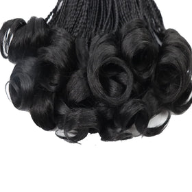 Kaluli Curly Crochet Hair movement that mimics human hair for realistic feel.